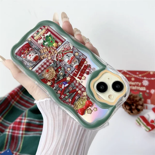 iPhone Series Three Dimensional Christmas Phone Case