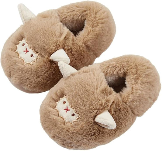 HiPookies™ Brown Sheep-Themed Cozy Slippers
