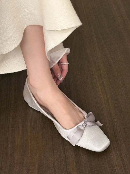 HiPookies™ Graceful Satin Bow Flats