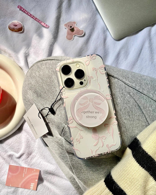 Blush Bow Elegance Case