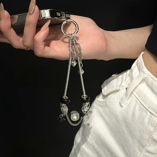 Studded Phone Chain Charm