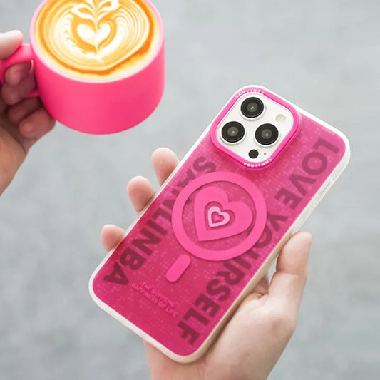 iPhone Series Pink Love Yourself Phone Case