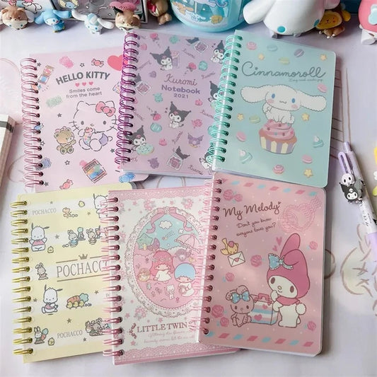 Anime Series Kuromi My Melody Cinnamoroll Hello Kitty Cartoon Notebook