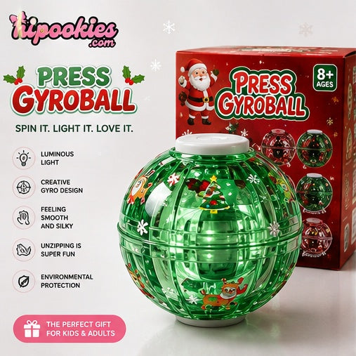 Hipookies™ Christmas Luminous Press Gyroball