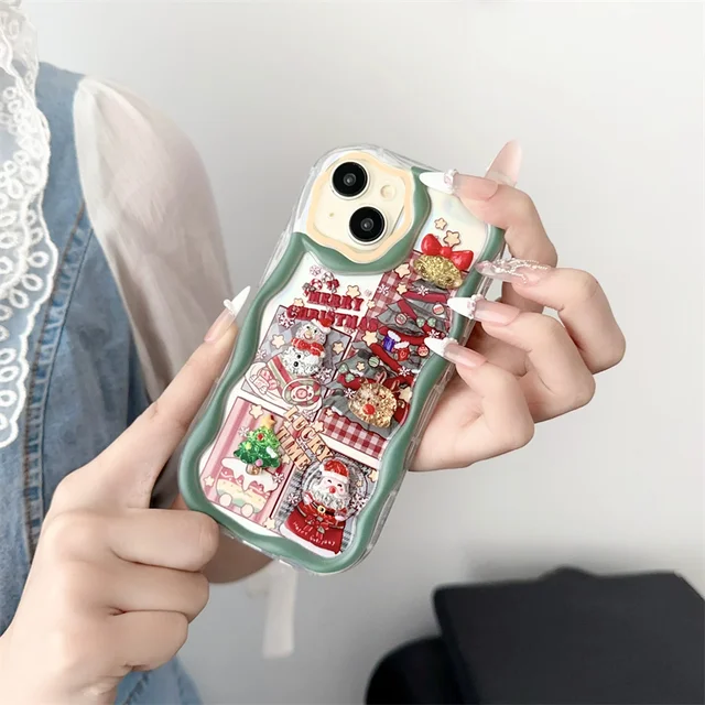 iPhone Series Three Dimensional Christmas Phone Case