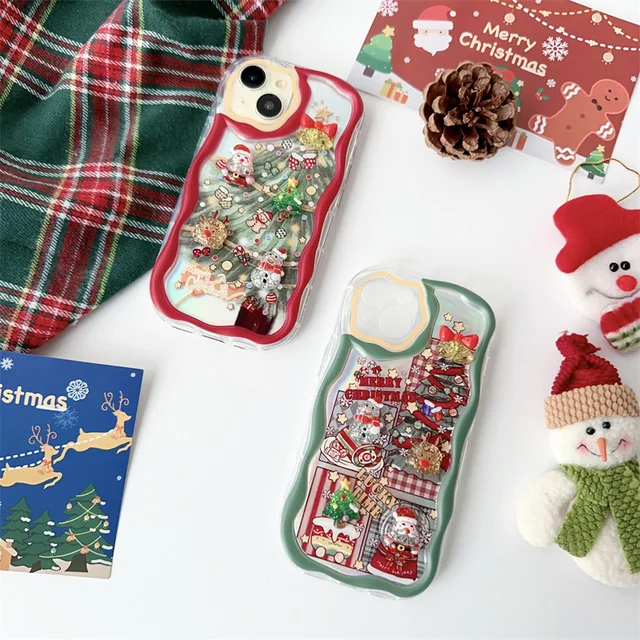 iPhone Series Three Dimensional Christmas Phone Case