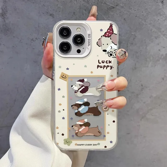 iPhone Series Cartoon Puppy Phone Case