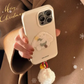 iPhone Series Cute Rabbit Bone Phone Case