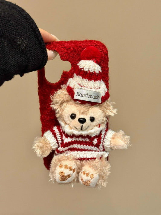 HiPookies™ Plush 3D Sherry Rose Case  for iPhone 16 Series