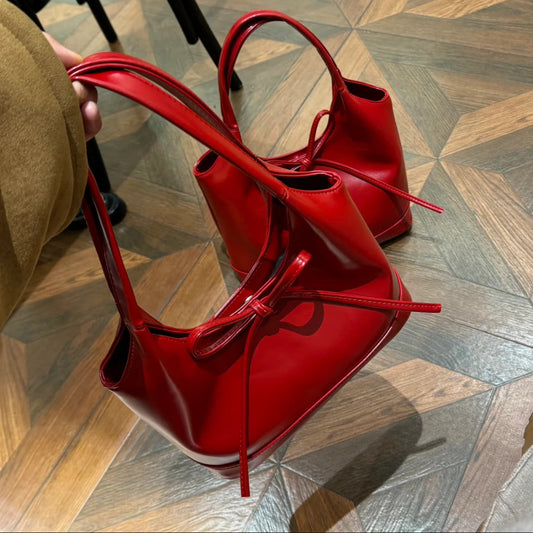 HiPookies™ Korean Bow Solid Pookie Tote Bag