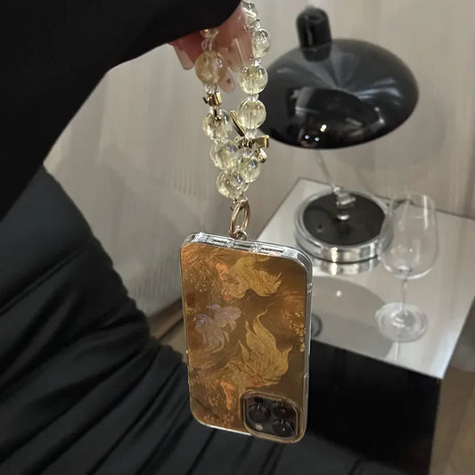 HiPookies™ Golden Osmanthus & Koi Fish Case for iPhone 16 Series