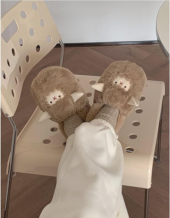 HiPookies™ Brown Sheep-Themed Cozy Slippers