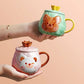 Little Bear Face Look Ceramic Cup (450ml)