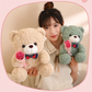 Cute Hug Bouquet Teddy Bear Plush