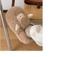 HiPookies™ Brown Sheep-Themed Cozy Slippers