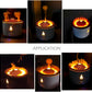 Volcano Flame Humidifier Original Lamp Diffuser for Aroma Essential Oils