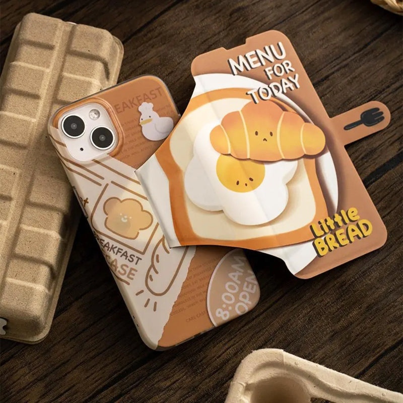iPhone Series Breakfast Flip Phone Case