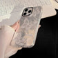 iPhone Series White Peal & Shell Silver Butterfly Phone Case