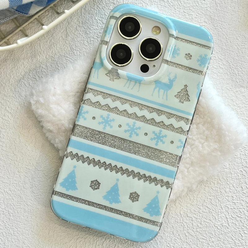 iPhone Series Christmas Pattern White Case