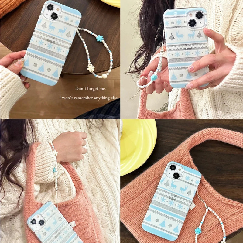 iPhone Series Christmas Pattern White Case