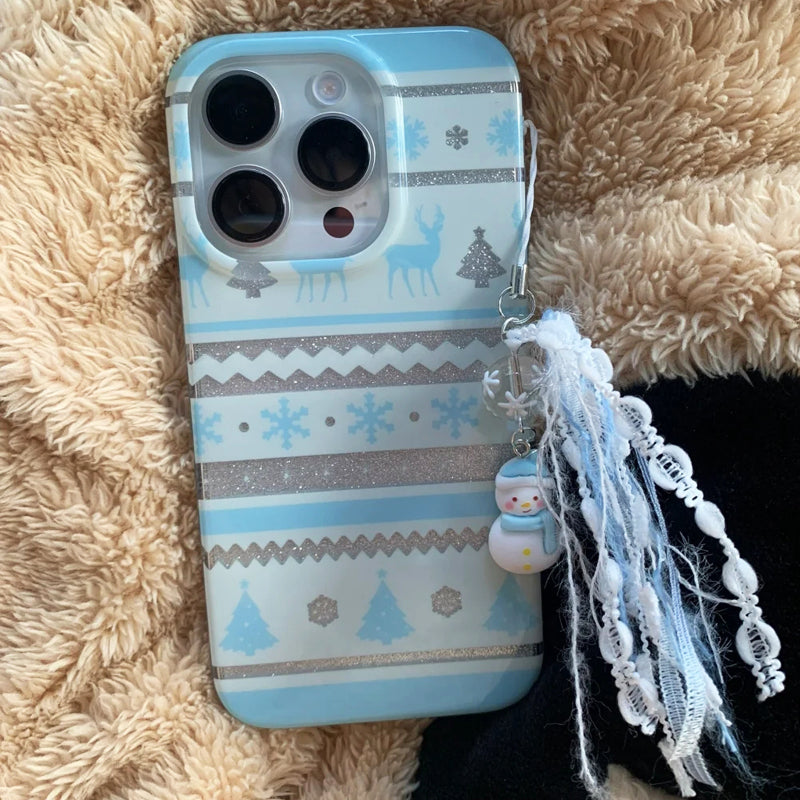 iPhone Series Christmas Pattern White Case