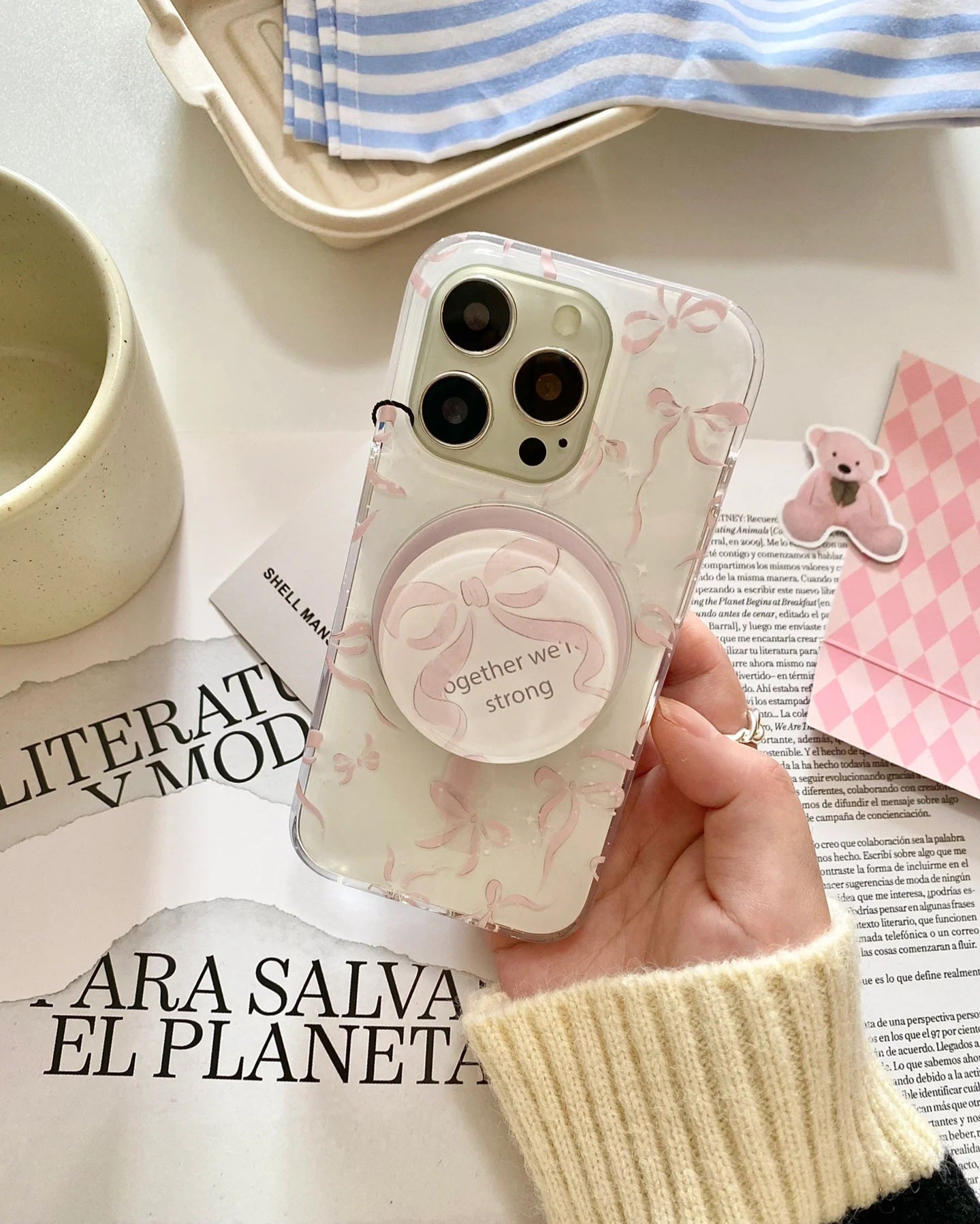 Blush Bow Elegance Case