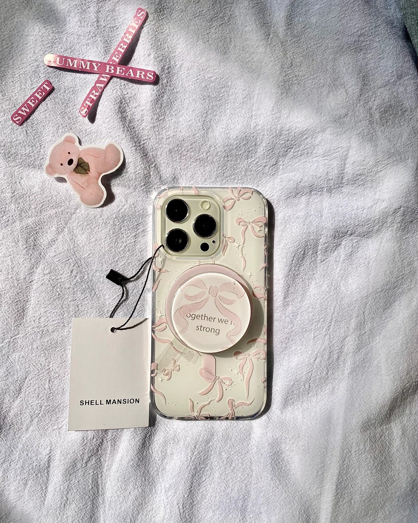 Blush Bow Elegance Case