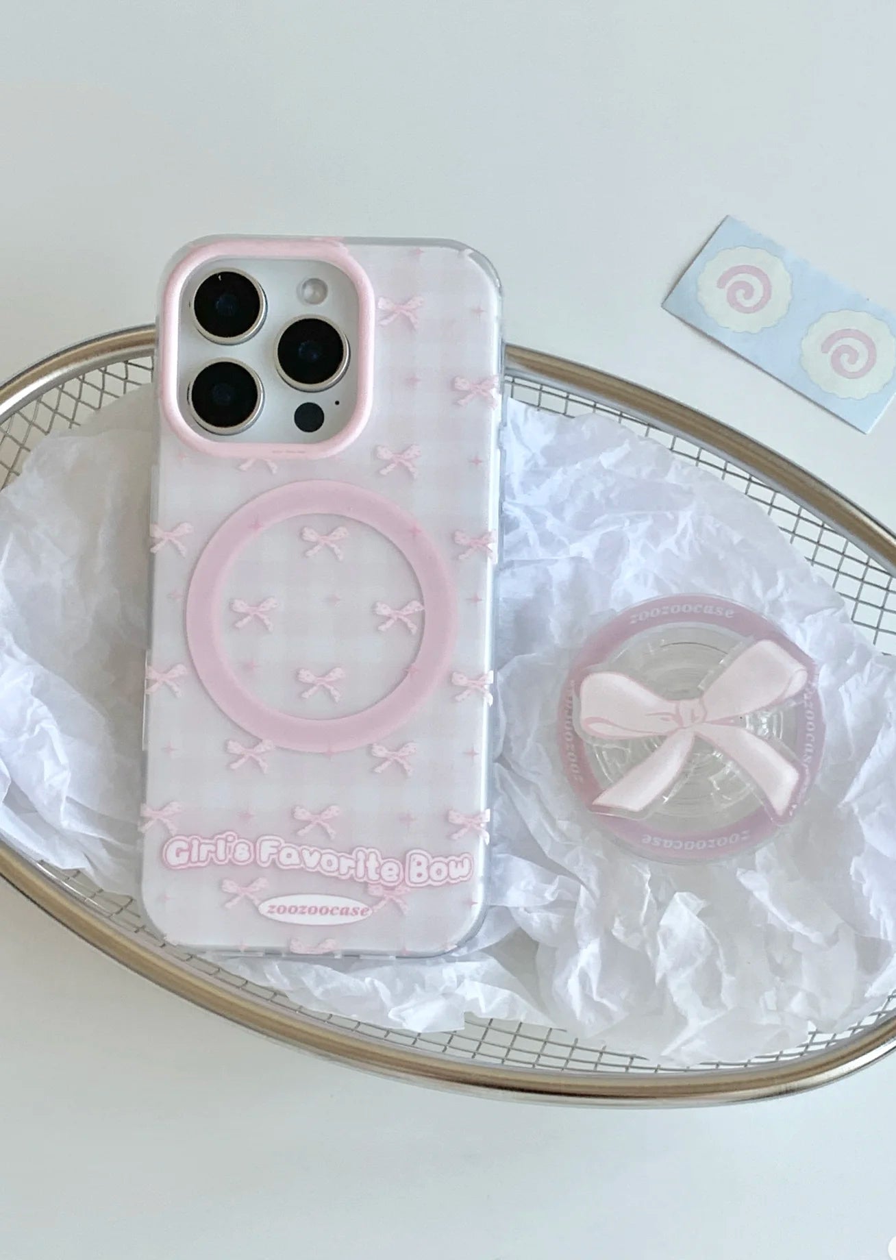 Soft Pink Ribbons MagSafe  Case