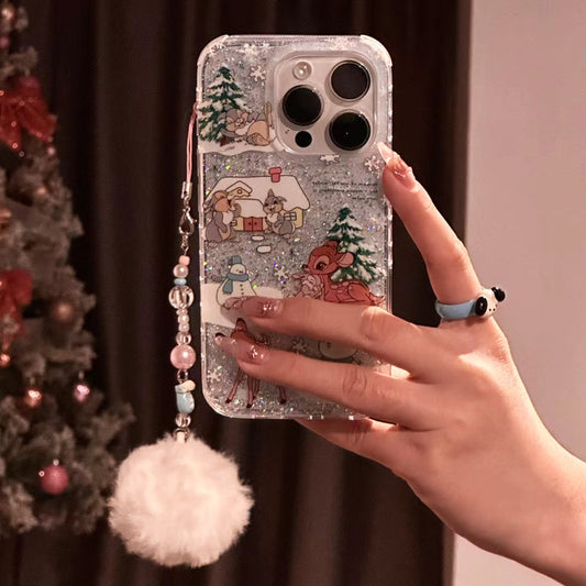 iPhone Series Christmas Vibe Deer Phone Case