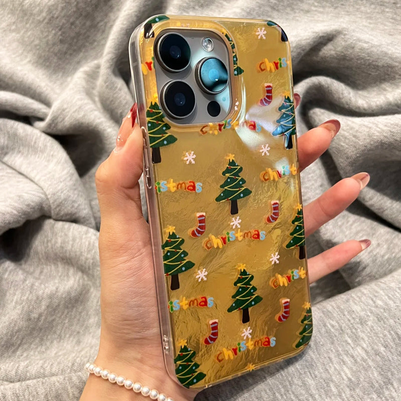 iPhone Series Christmas Special Yellow Phone Case