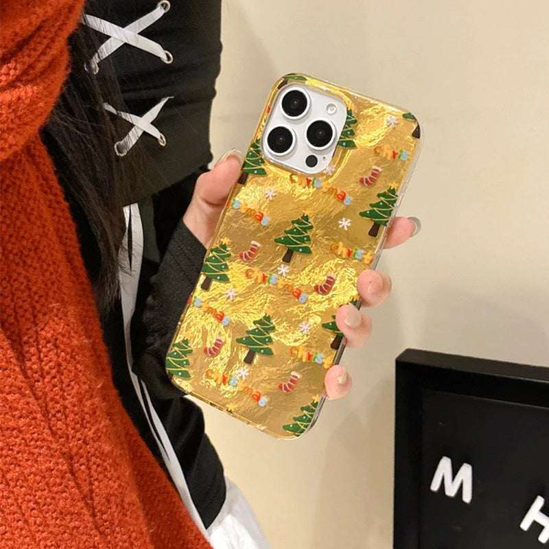 iPhone Series Christmas Special Yellow Phone Case
