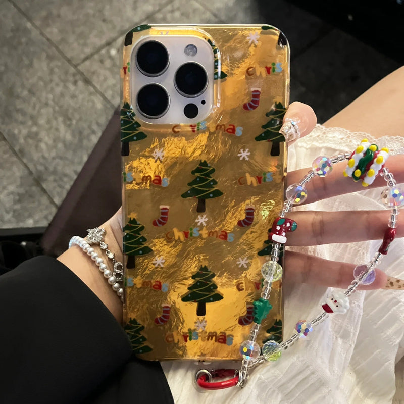 iPhone Series Christmas Special Yellow Phone Case