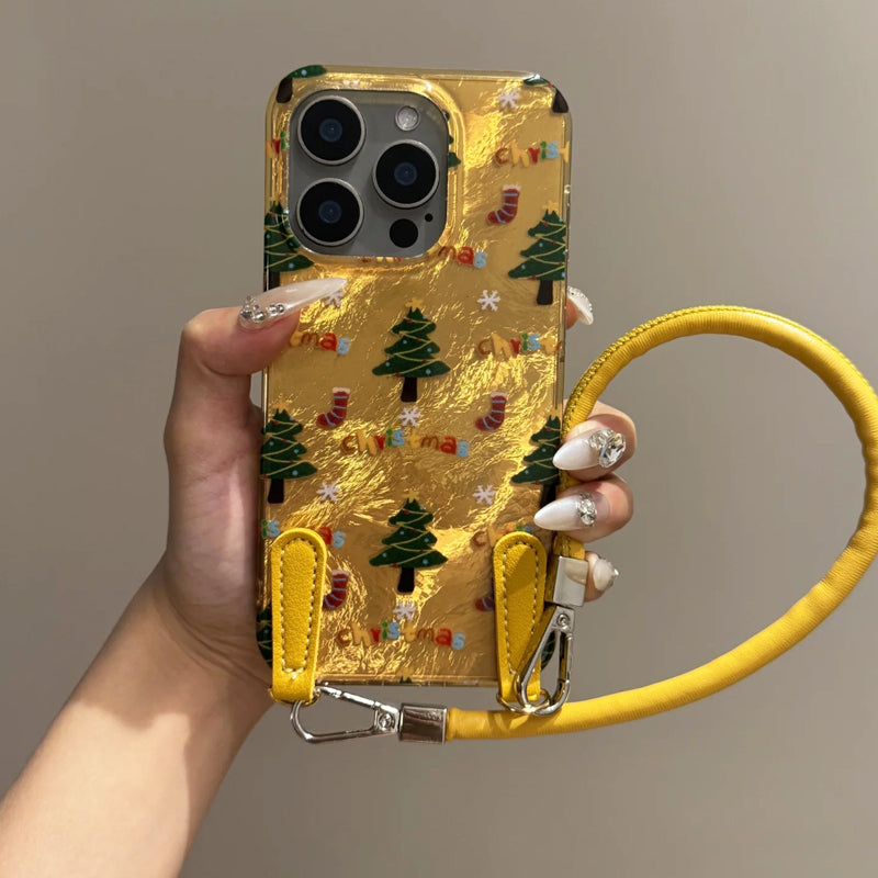 iPhone Series Christmas Special Yellow Phone Case