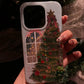 iPhone Series Christmas Tree Through Window White Case