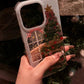 iPhone Series Christmas Tree Through Window White Case