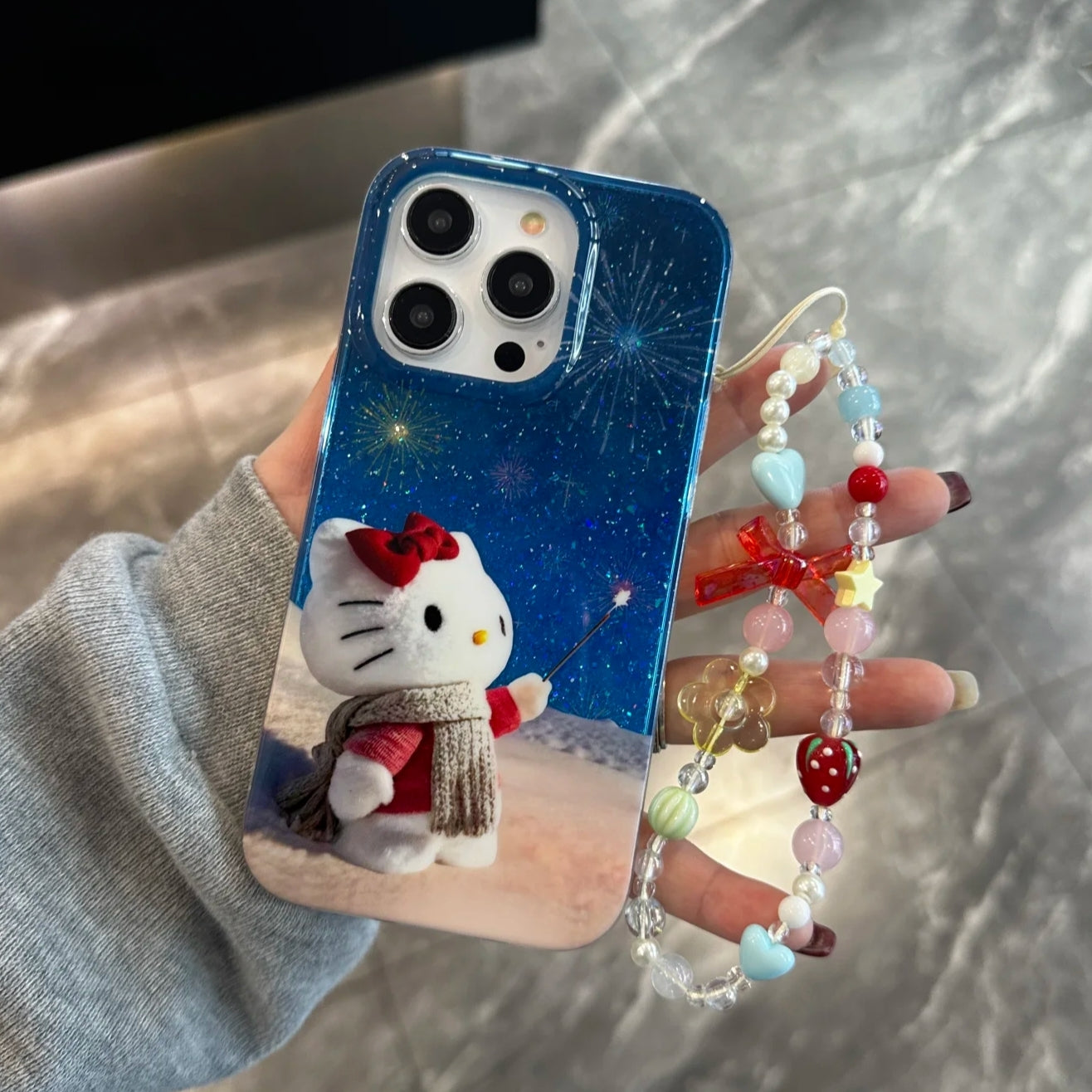 iPhone Series Magical Kitty Blue Sky Case