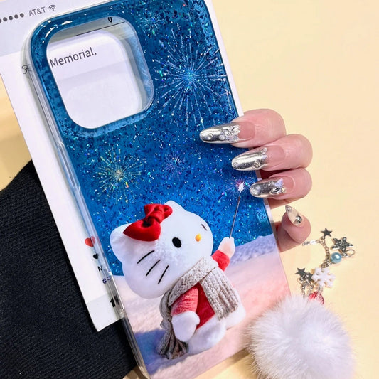 iPhone Series Magical Kitty Blue Sky Case