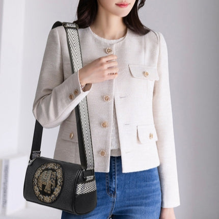 Embroidered Elephant Classy Sling Bag