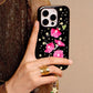 iPhone Series Black Starry Tulip Phone Case