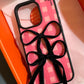 iPhone Series Pink Bow Style Phone Case