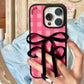 iPhone Series Pink Bow Style Phone Case
