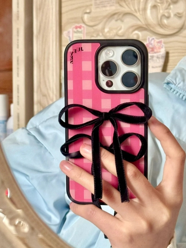 iPhone Series Pink Bow Style Phone Case