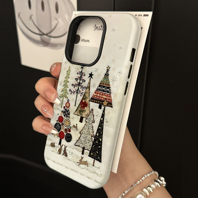 iPhone Series Multi Christmas Tree Phone Case