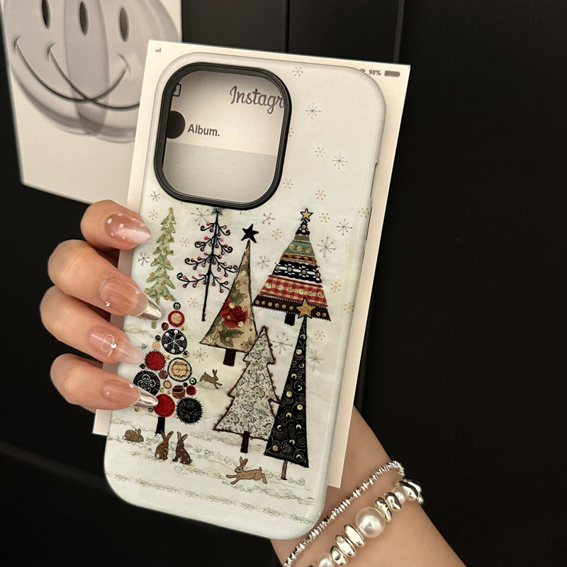 iPhone Series Multi Christmas Tree Phone Case
