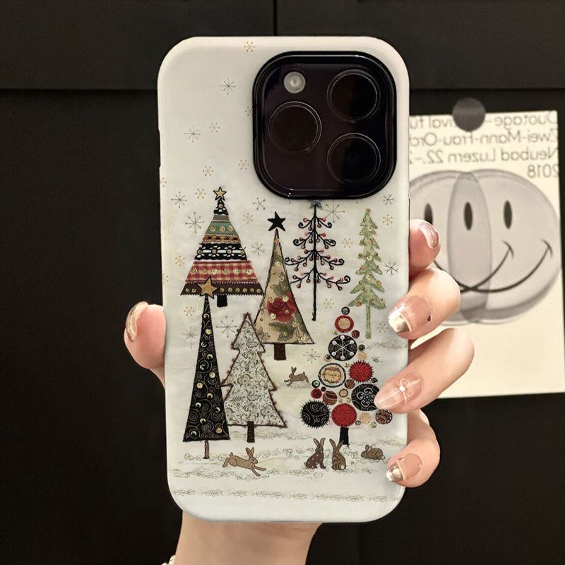 iPhone Series Multi Christmas Tree Phone Case