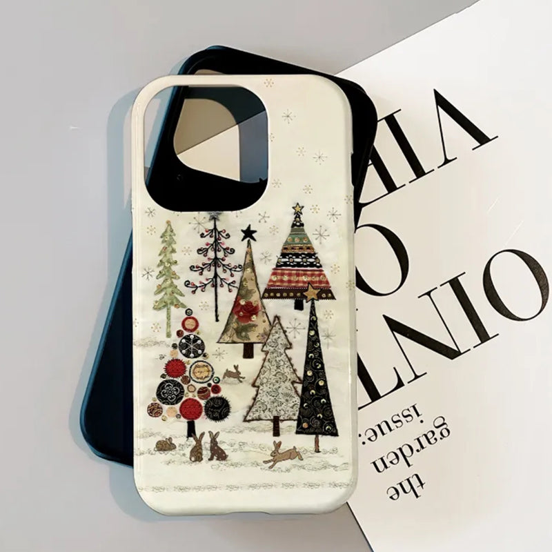 iPhone Series Multi Christmas Tree Phone Case