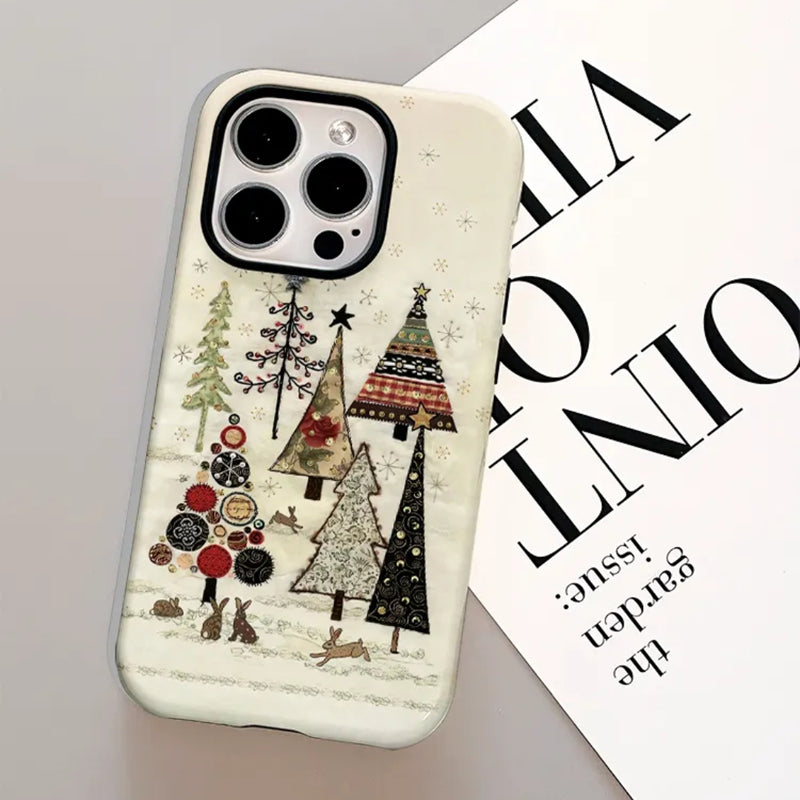 iPhone Series Multi Christmas Tree Phone Case