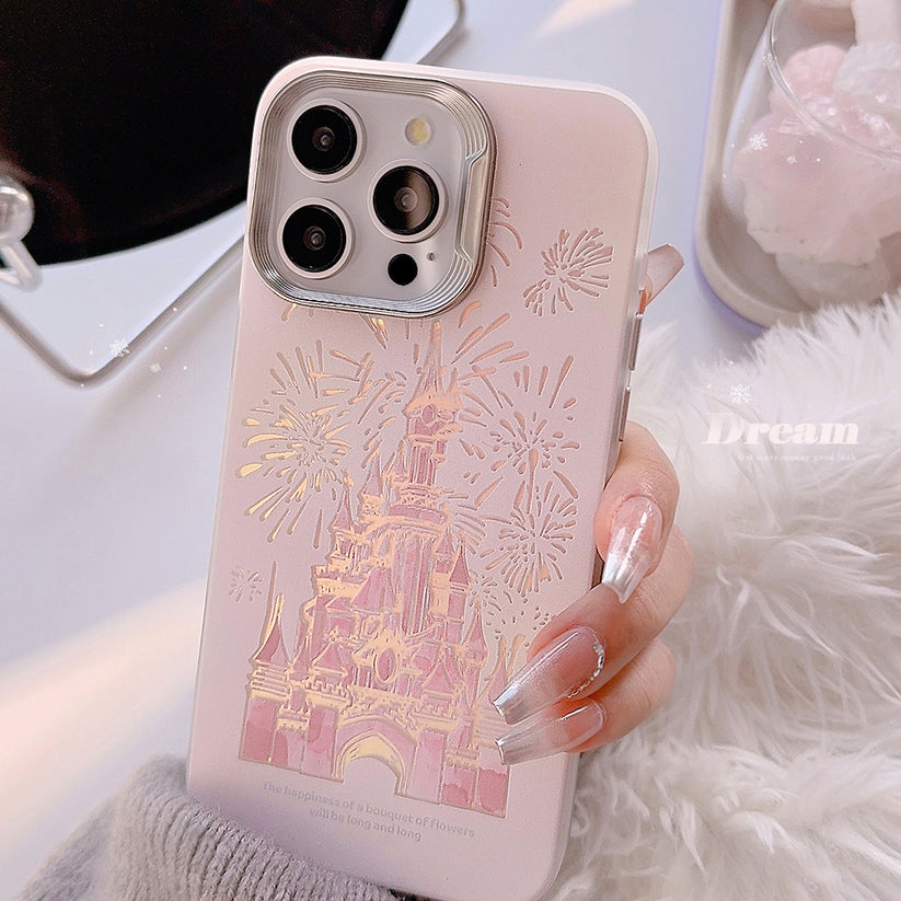 iPhone Series Castle & Firework Glow Phone Case