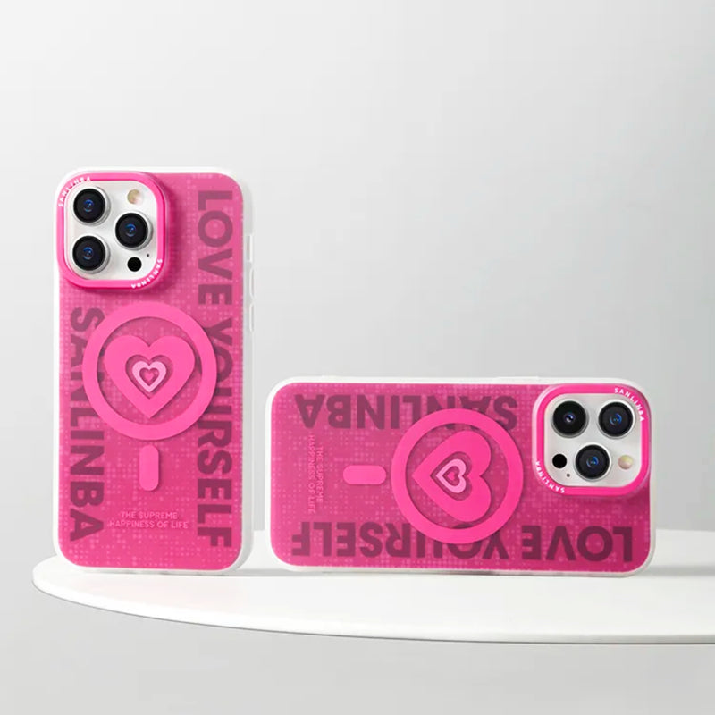 iPhone Series Pink Love Yourself Phone Case