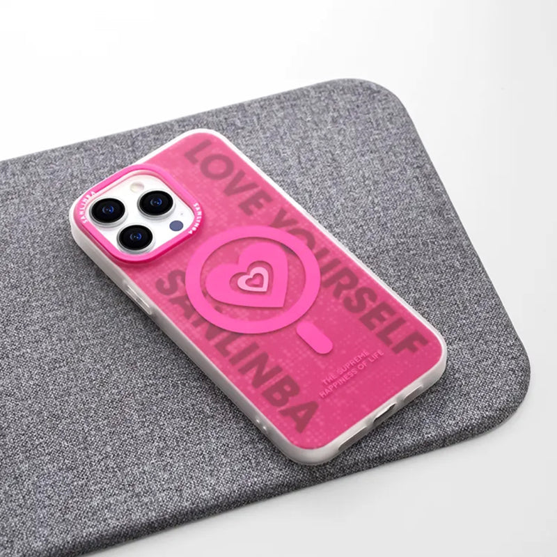 iPhone Series Pink Love Yourself Phone Case